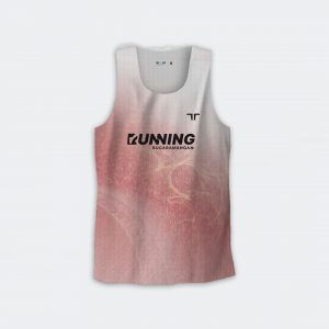 Camisilla rosa terret running bucaramanga personalizada