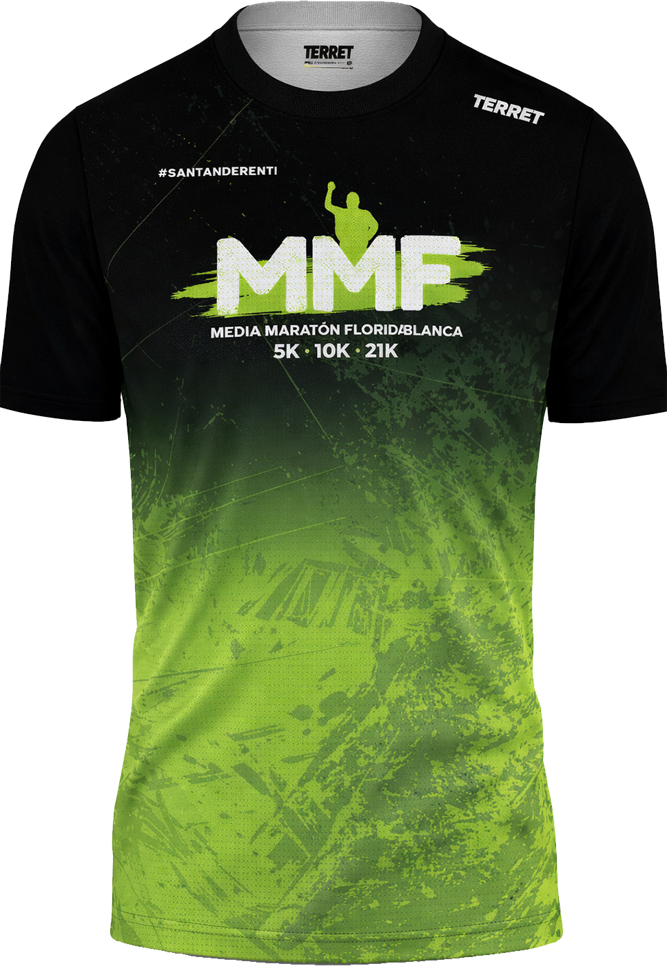 Camiseta Frontal Media Maratón Floridablanca 2026
